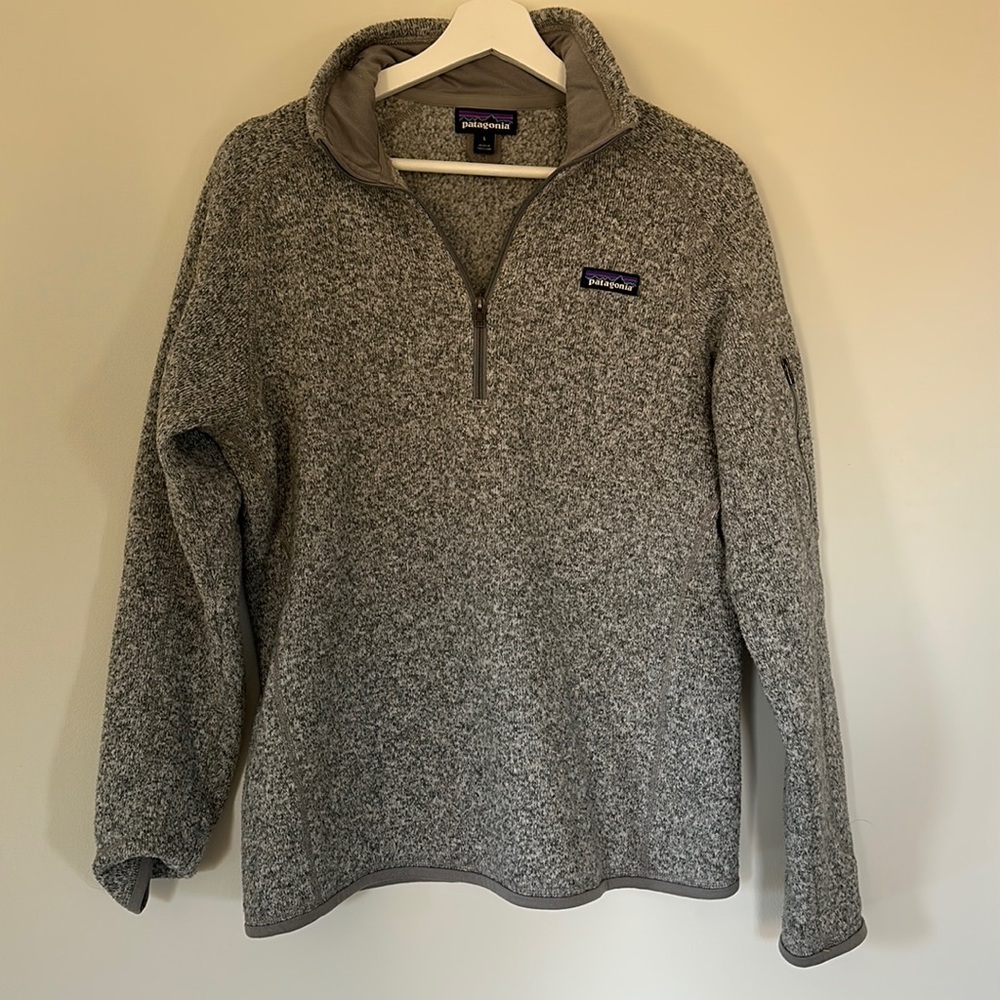 Patagonia Better Sweater Quarter zip fleece jacket